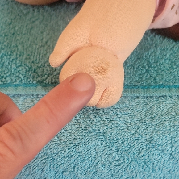 Cabbage Patch 1978-1983 Polka Dot Dress Baby Doll. Vintage and Desirable. - Picture 12 of 13